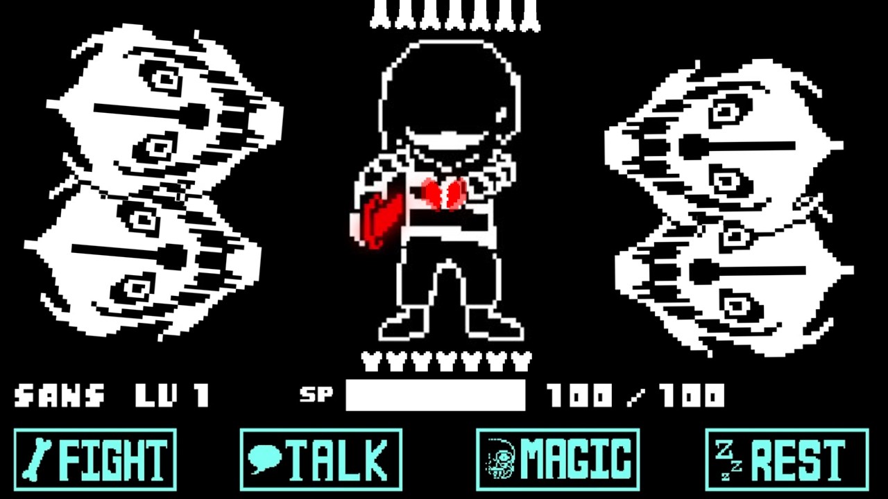 Undertale, mas eu sou o Sans
