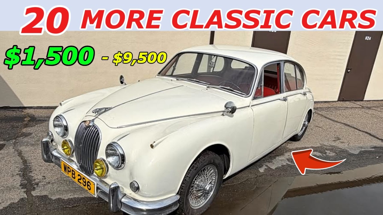 20 Classic Cars Just Listed on Marketplace – $1,500 to $9,500 Deals!