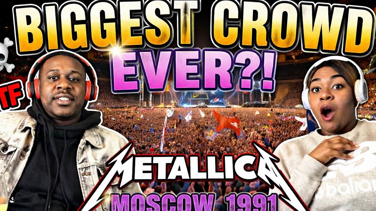 This Crowd Is Freaking Huge!!! Metallica “Enter Sandman” Live Moscow 1991 (Reaction)