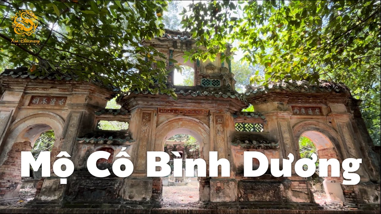 Khu lăng mộ cổ của gia tộc giàu nhất Bình Dương xưa - Mộ ông Trần Văn Lân|Xưa Discovery 