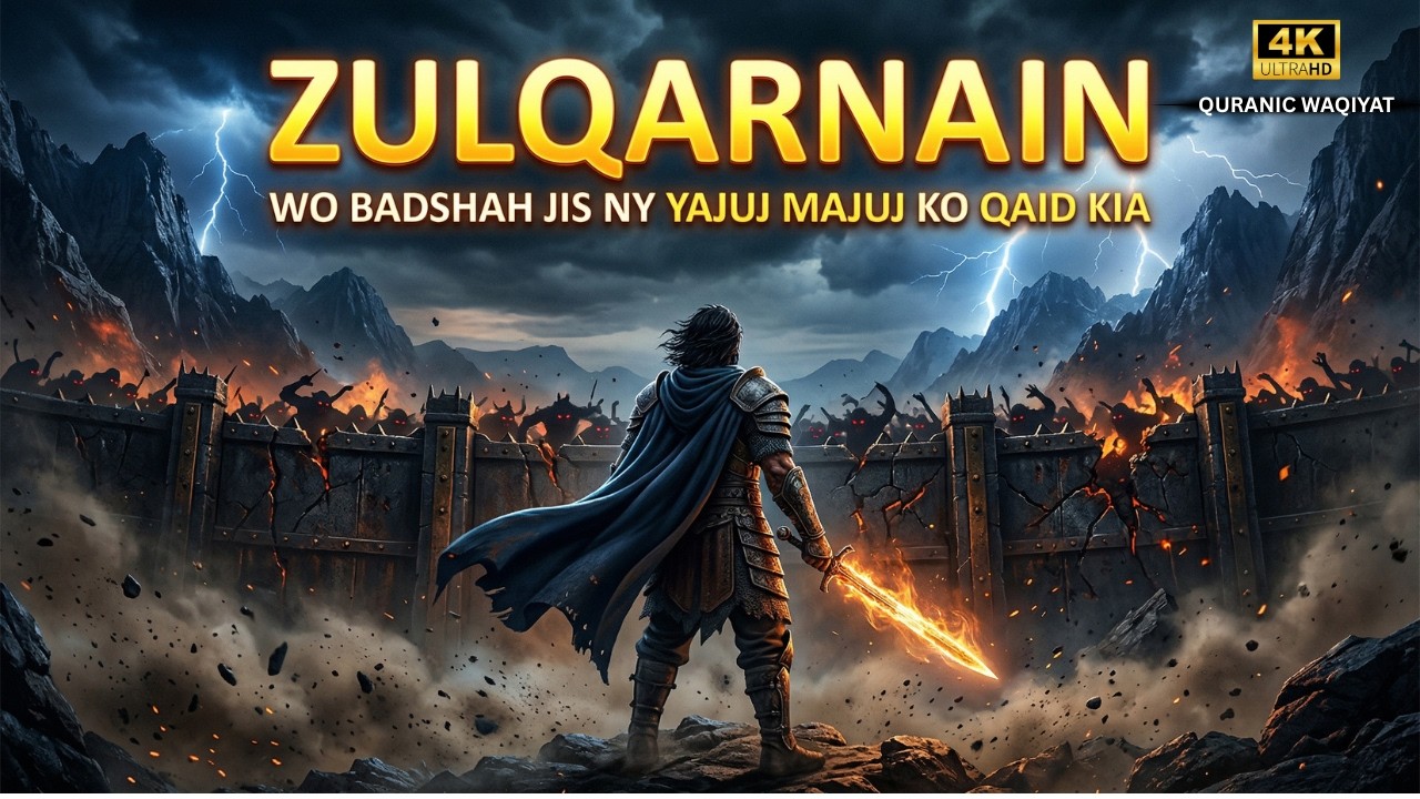 Zulqarnain Aisa Badshah Jis ny Yajuj Majuj Ko Foladi Dewar K Pechy Qaid kia | Qurani Waqia