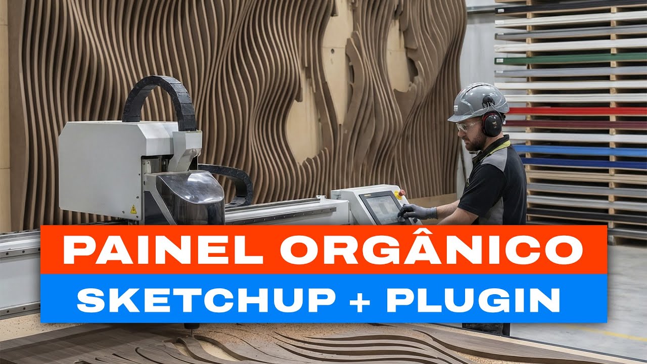 PAINEL PARAMETRICO ORGÂNICO - CRIAR ARQUIVO E PLANO DE CORTE