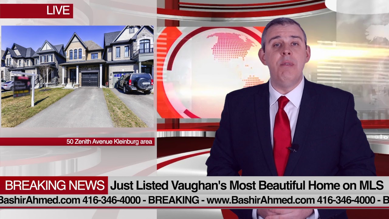 Breaking news story about one of the best Vaughan real estate listing