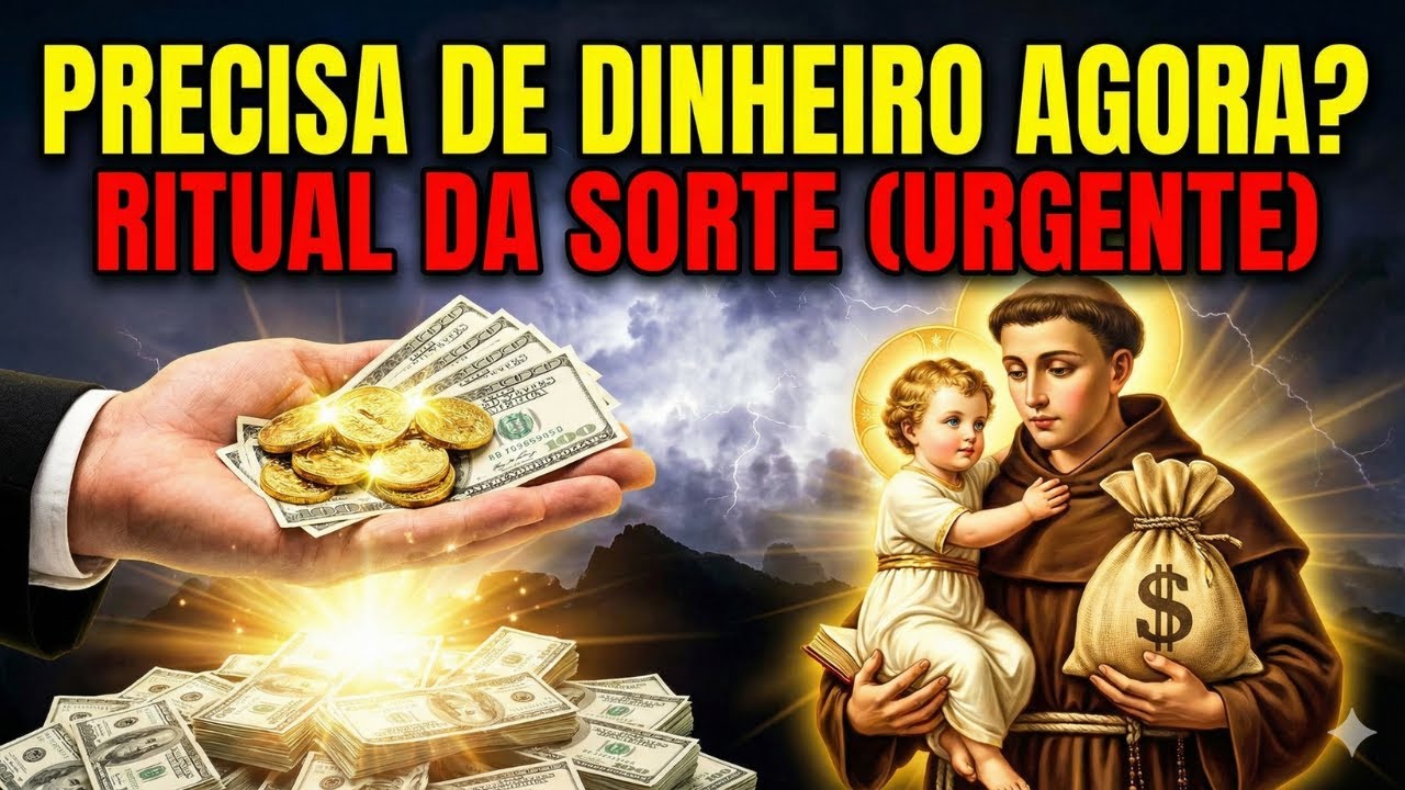 ⚠️ PRECISA DE DINHEIRO AGORA? Faça o Ritual da Sorte de Santo Antônio (Urgente)