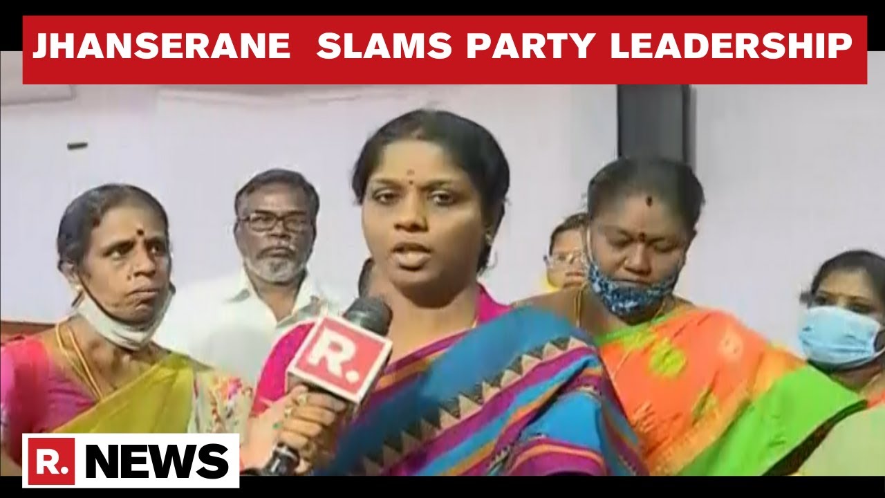 Tamil Nadu Elections: Congress Leader Jhanserane Alleges Bias In Candidate Selection Process