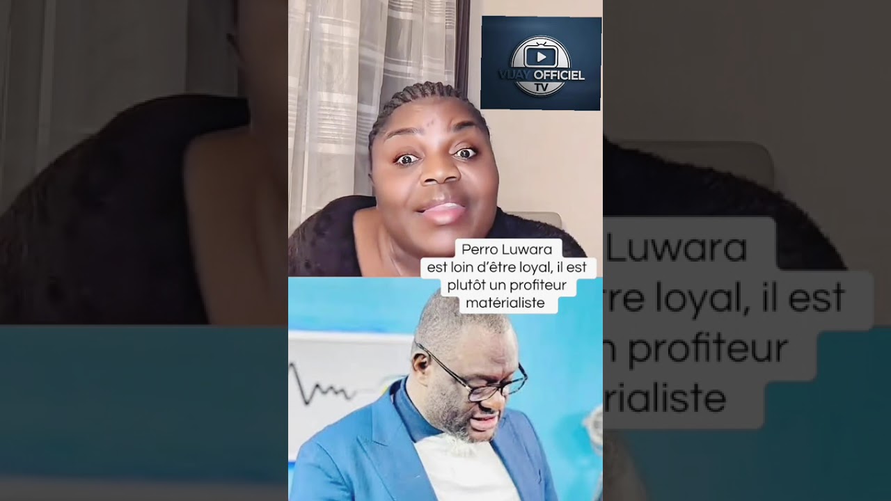 URGENT MAMAN KONGO LA VRAIE PATRIOTE À RECADRÉ PIEROT LUWARERA