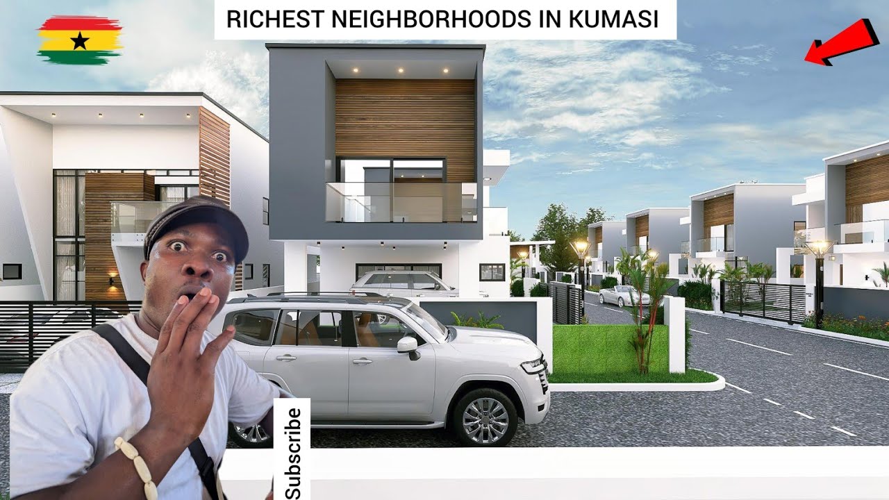 Where the Rich HIDE in KUMASI GHANA 🇬🇭 (Top Neighborhoods)