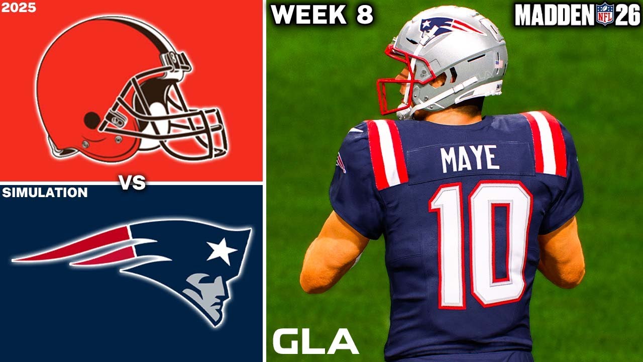 Patriots vs. Browns | Week 8 Simulation | Madden 26 PS5 Gameplay
