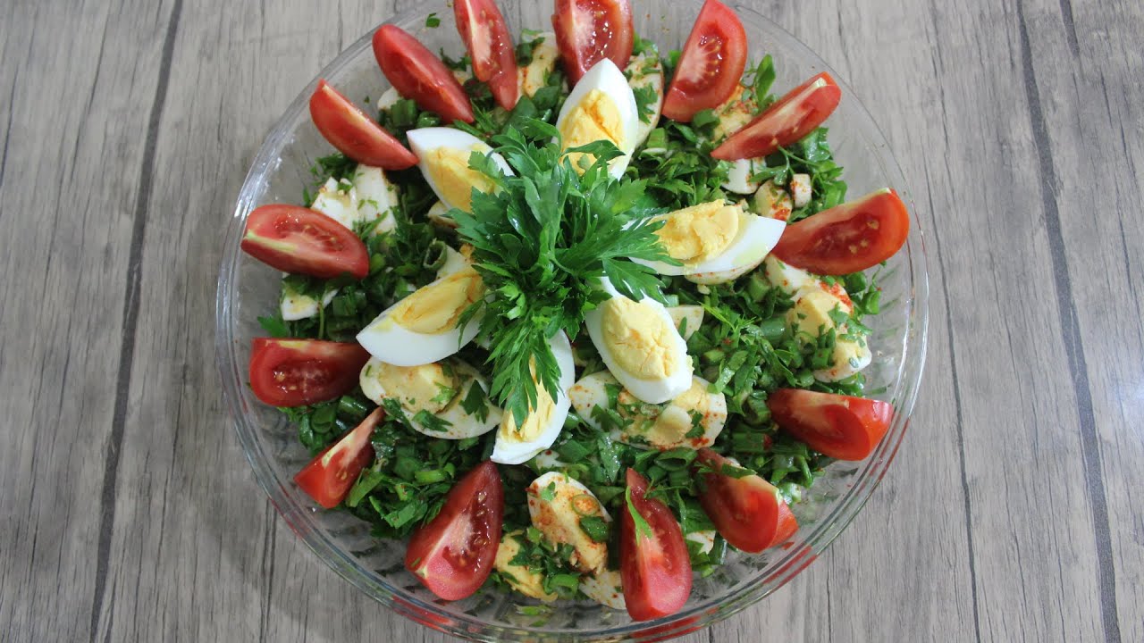 SAHURDA VE KAHVALTILARDA YAPABİLECEĞİNİZ YUMURTA PİYAZI TARİFİ