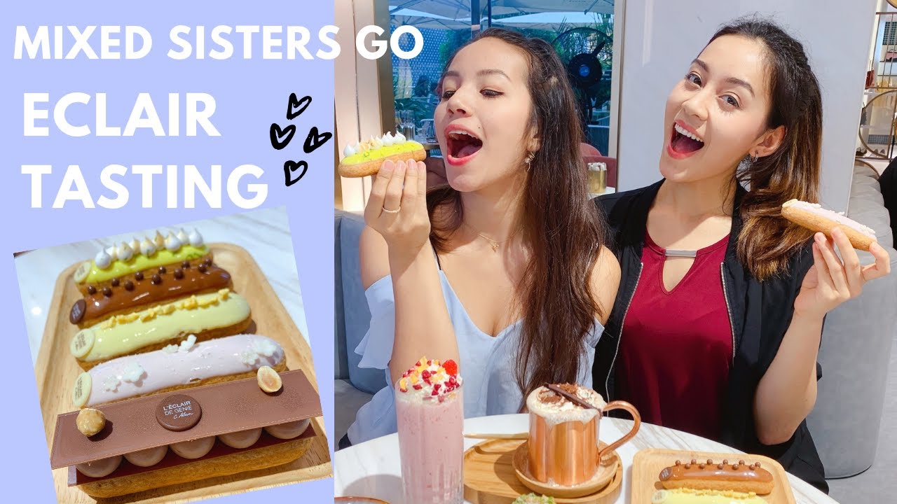 Mixed Sisters Go Eclair Tasting | L'eclair de Genie