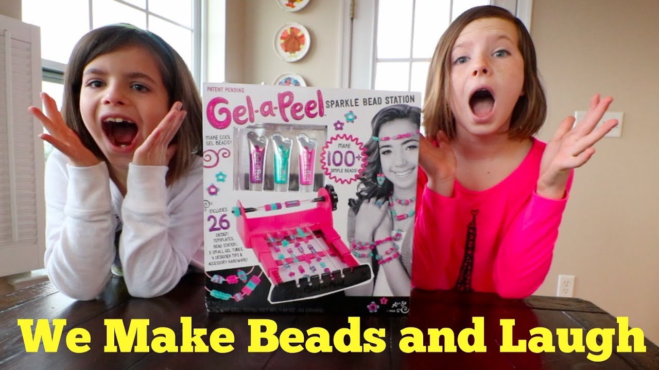 Gel A Peel Sparkle Bead Station Part 1 We make beads