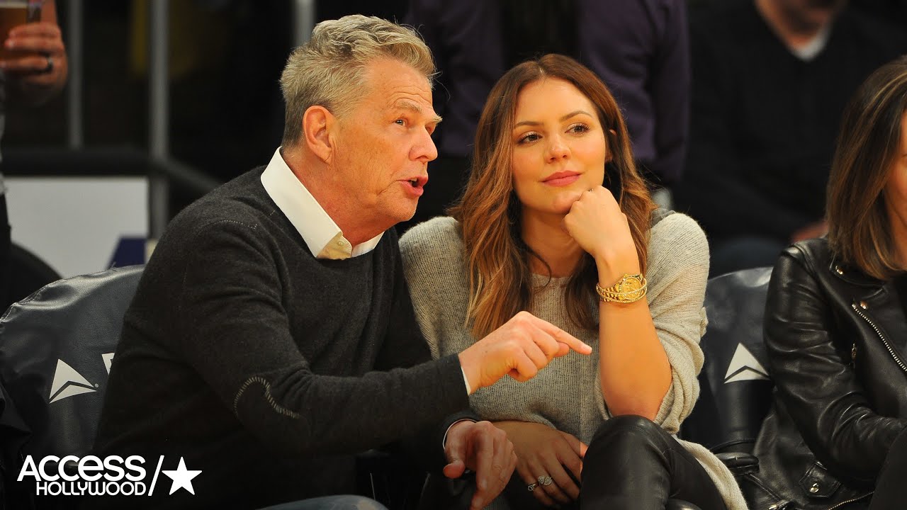 Katharine McPhee and David Foster’s Romance is Courtside Official