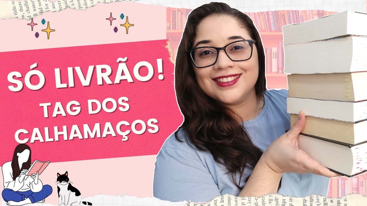 TAG DOS CALHAMAÇOS 📚🤩 | Biblioteca da Rô