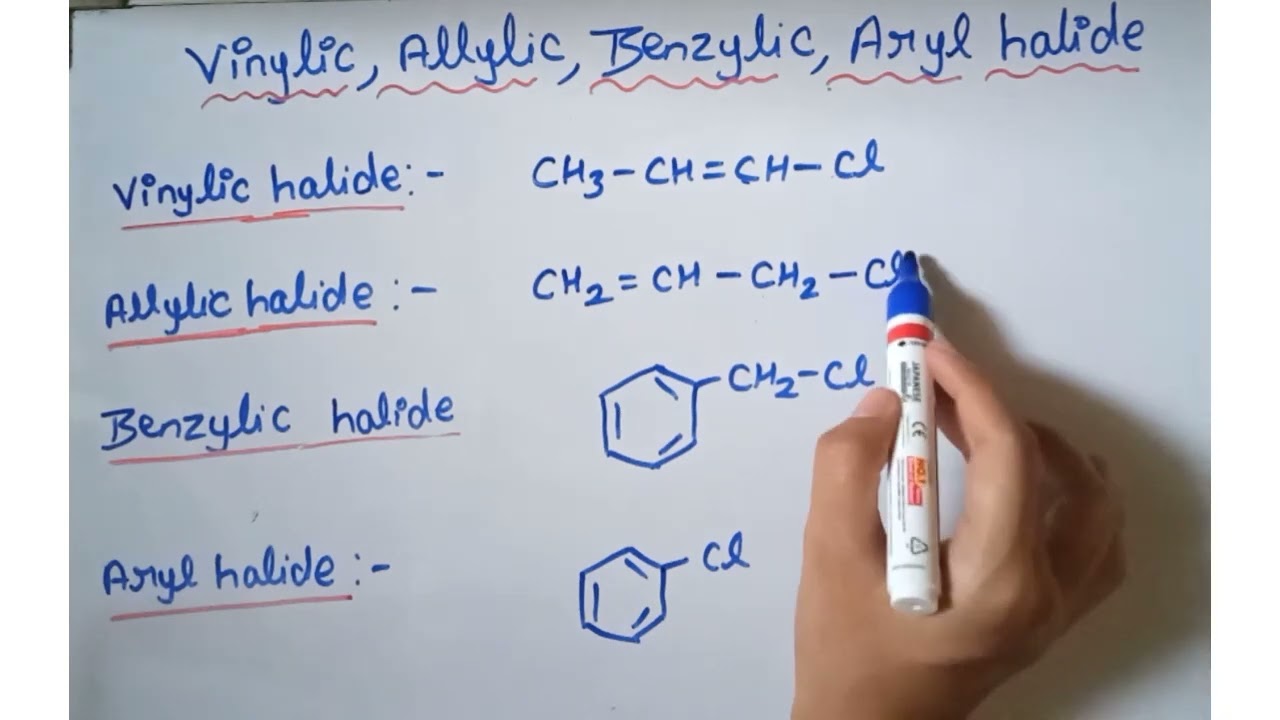 What is Vinylic || Allylic || Benzylic || Aryl halide|| Organic chemistry