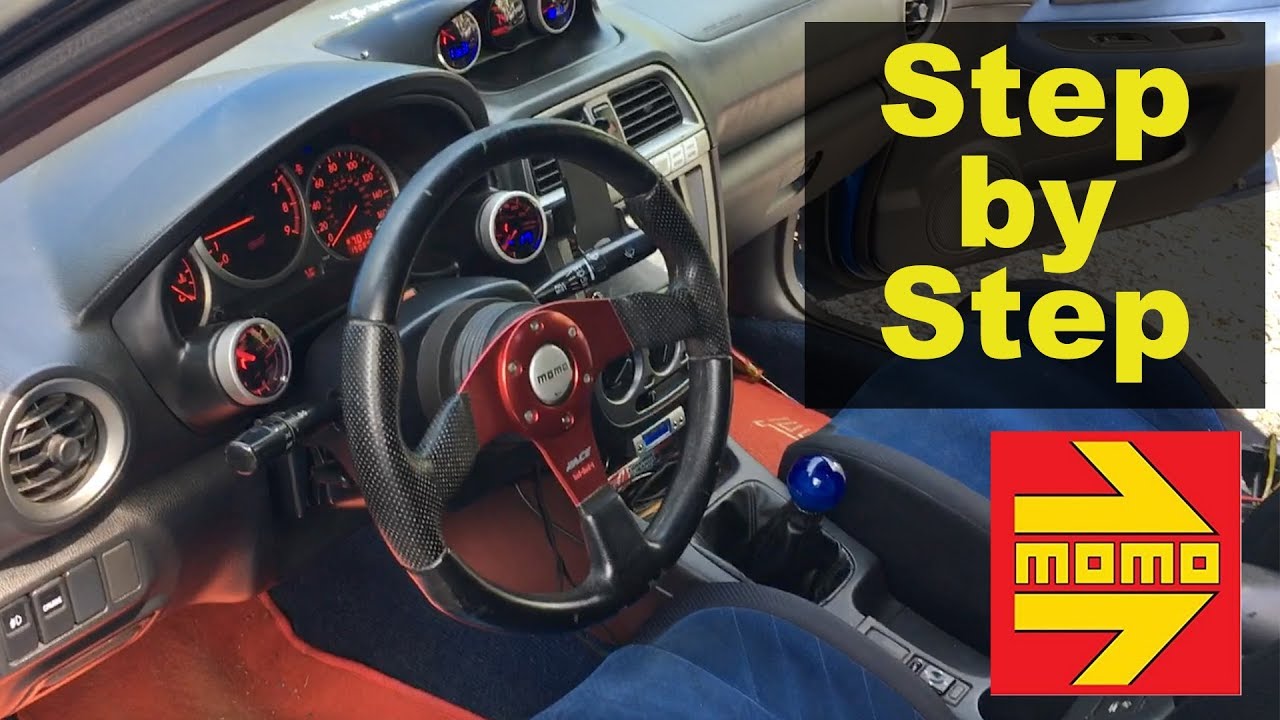 MOMO Steering Wheel Install in a WRX 2002 - 2007 GD *Detailed*