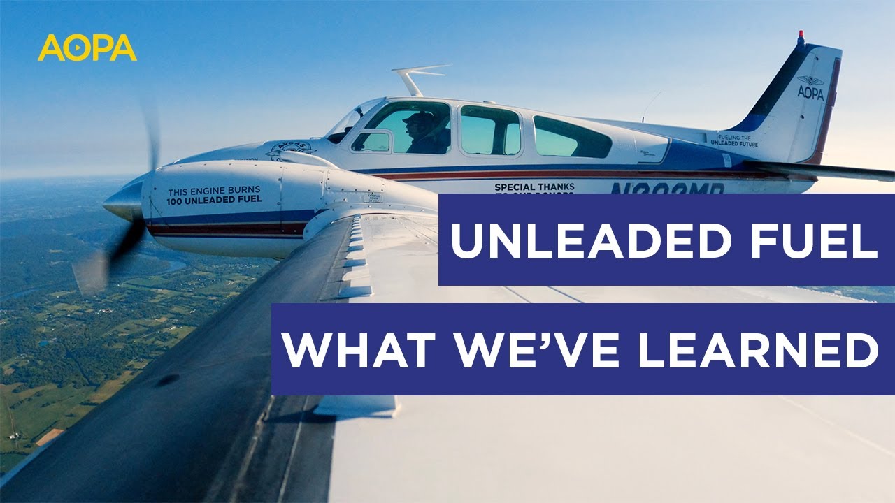 AOPA unleaded fuel demo Baron at 200 hours