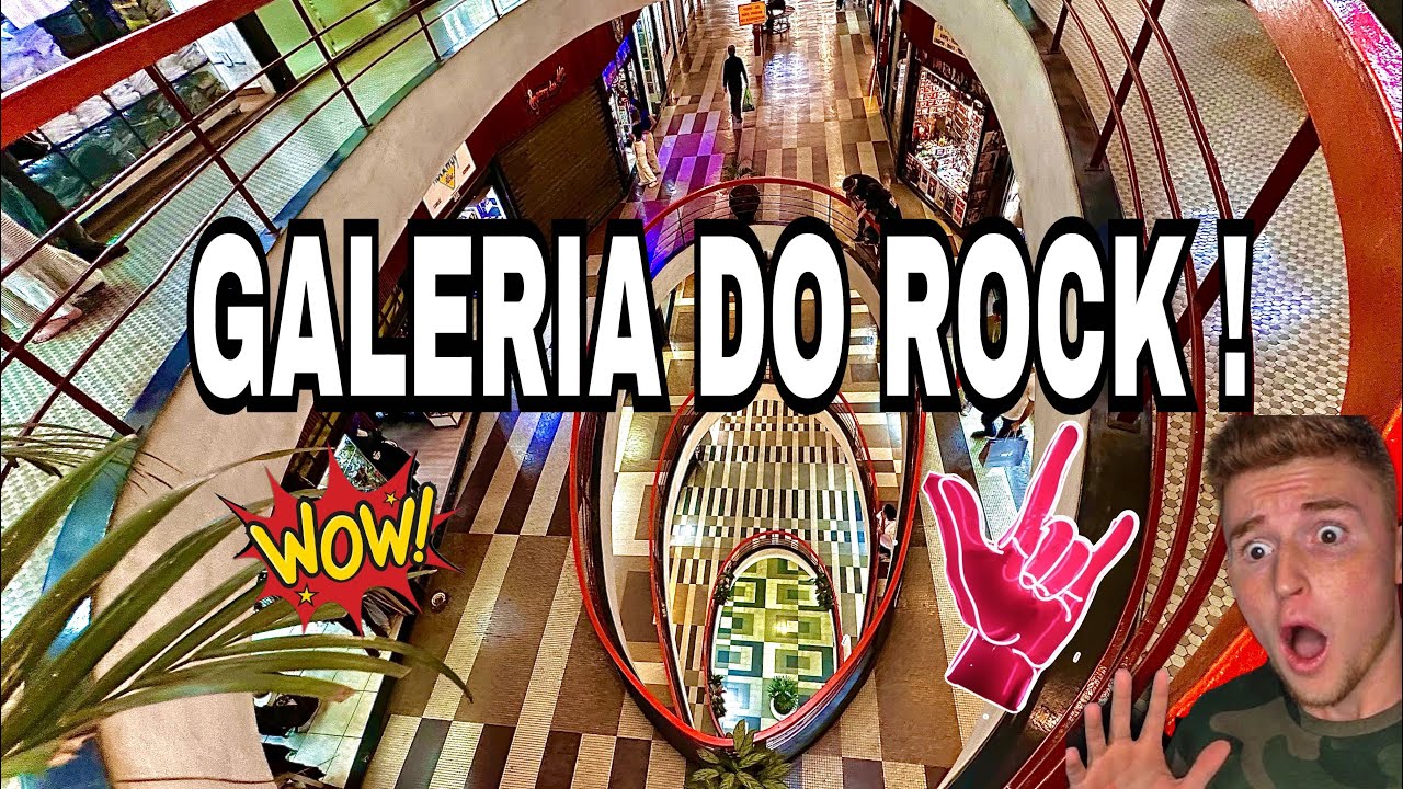 GALERIA DO ROCK 🤘 - 5 ANDARES COM MUITAS LOJAS “SNEAKERS & TATUAGEM“