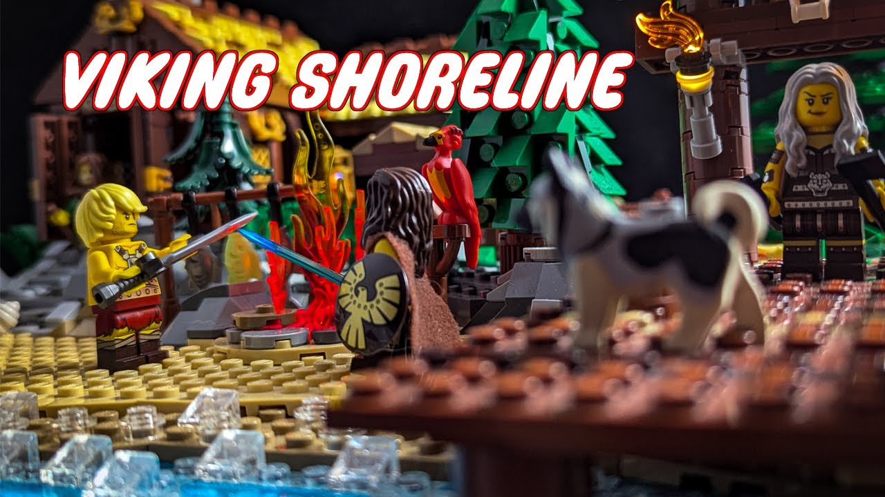 My Custom LEGO Viking Village – Part 1: The Shoreline