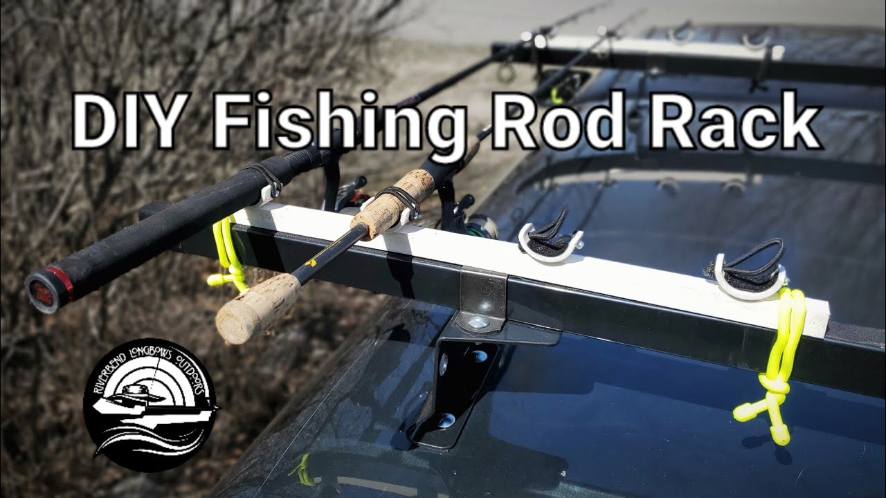 DIY Fishing Rod Truck Rack / Removable/ Weatherproof