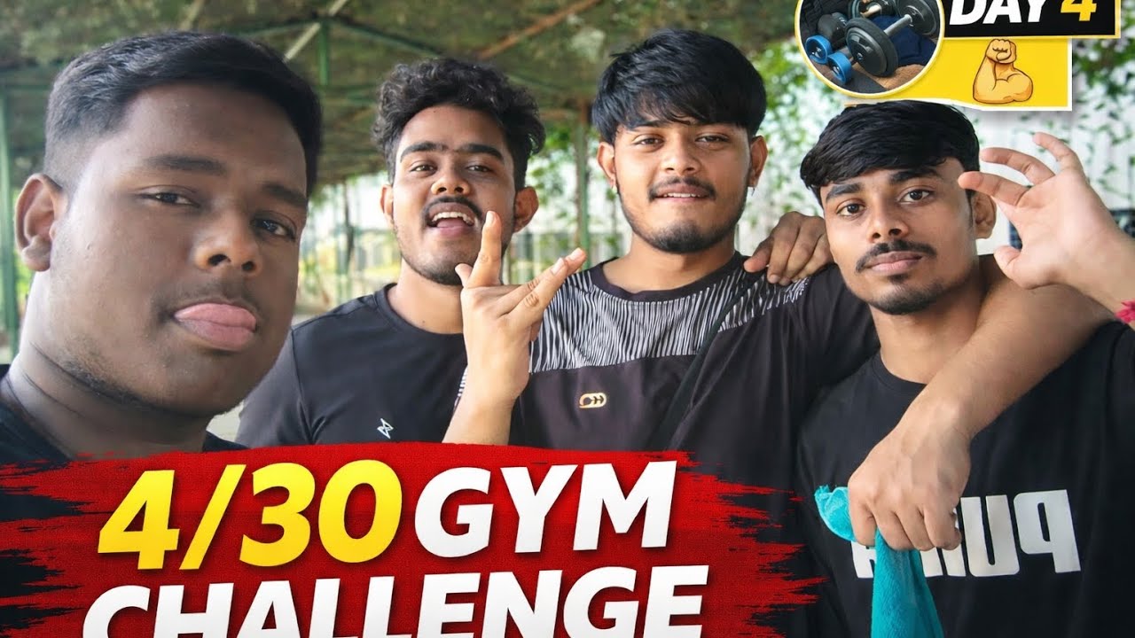 Gym 4/30 Challenge 💪 | Bhavya Ko Piyush Se Mila Motivation 🔥#4by30GymChallenge#GymChallenge