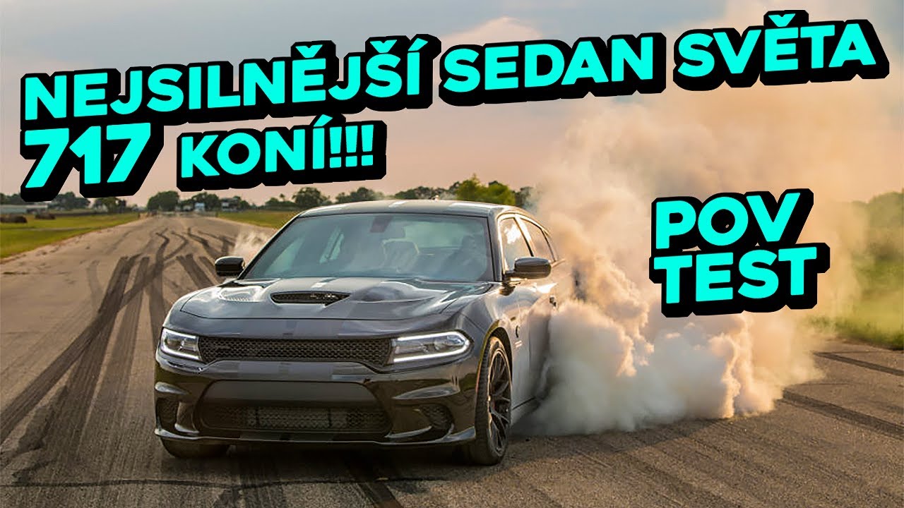 Stroj pro sebevrahy! Dodge Charger SRT Hellcat - POV TEST