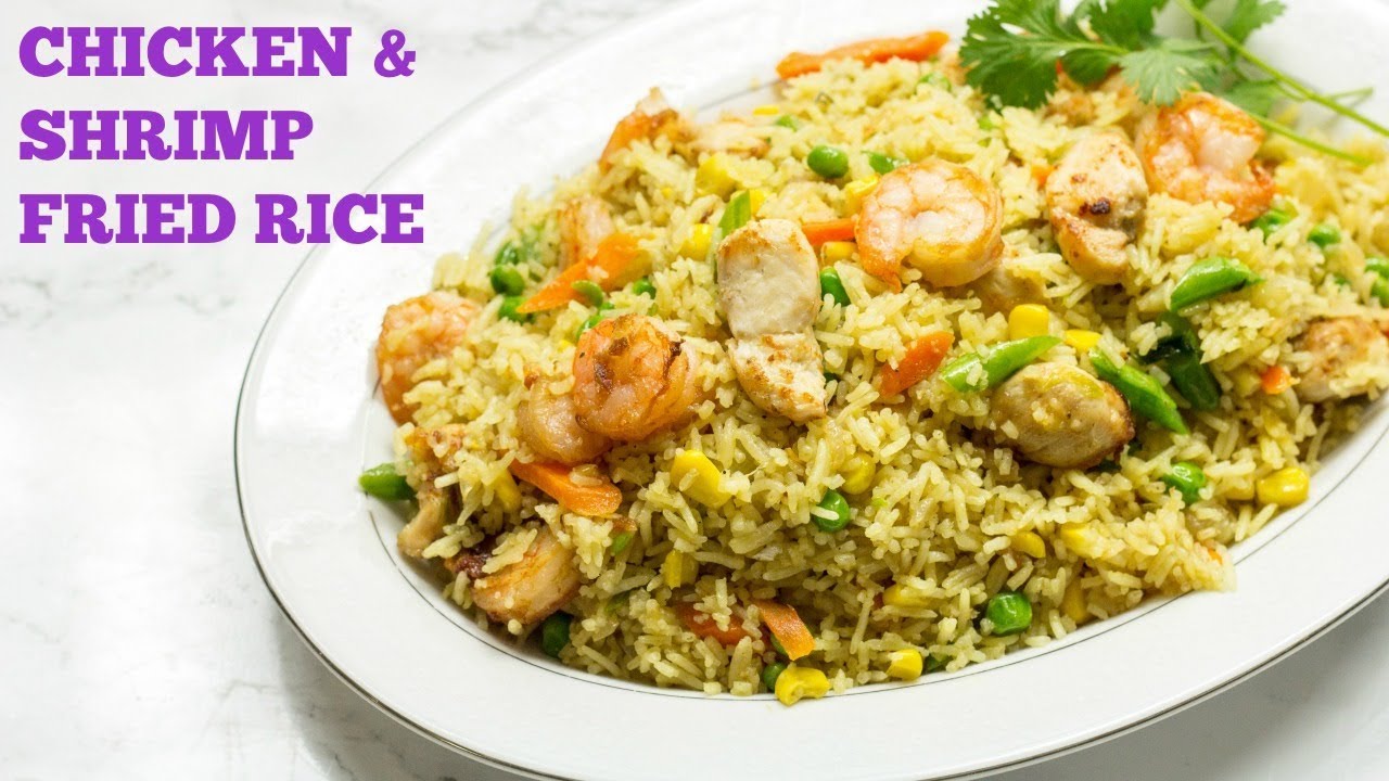 Chicken and Shrimp Fried Rice - African Style - Best Fried Rice Recipe - Precious Kitchen - Ep 44