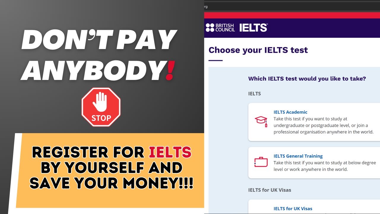 HOW TO REGISTER FOR IELTS YOURSELF | Easy Step by Step Process | For Nigerians, Ugandans, Ghanaians.