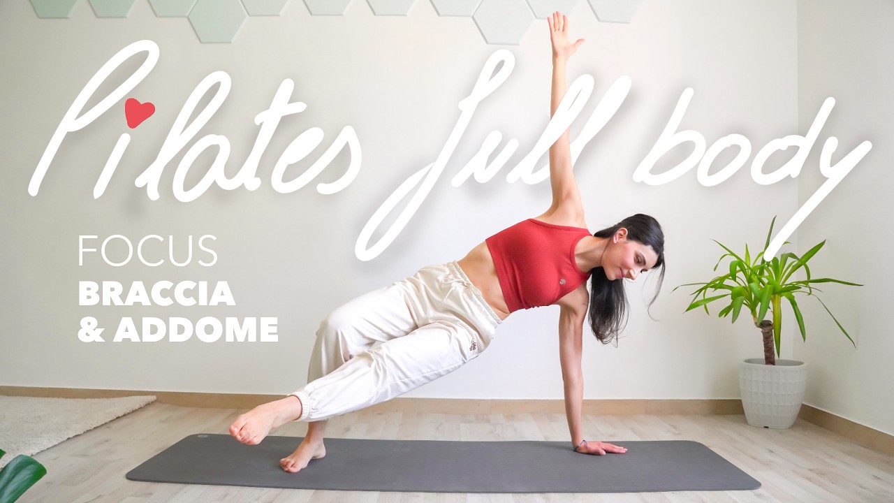35Min Lezione di PILATES Total Body con focus: Braccia e Addome | Pilates a casa