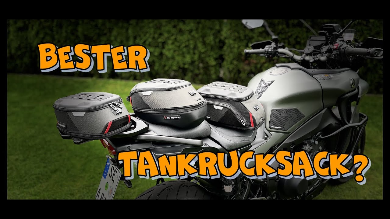 Yamaha Tracer 9 GT 2022 - Tankrucksack - vergleich von 3 Modellen