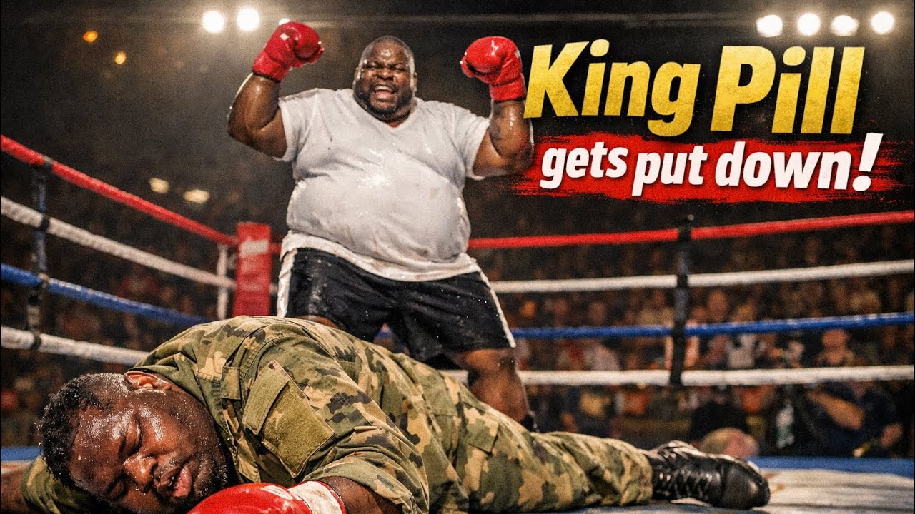 IS IT OVER FOR KING PILL AFTER HE GETS PUT TO BED ENDING HIS BOXING MATCH 