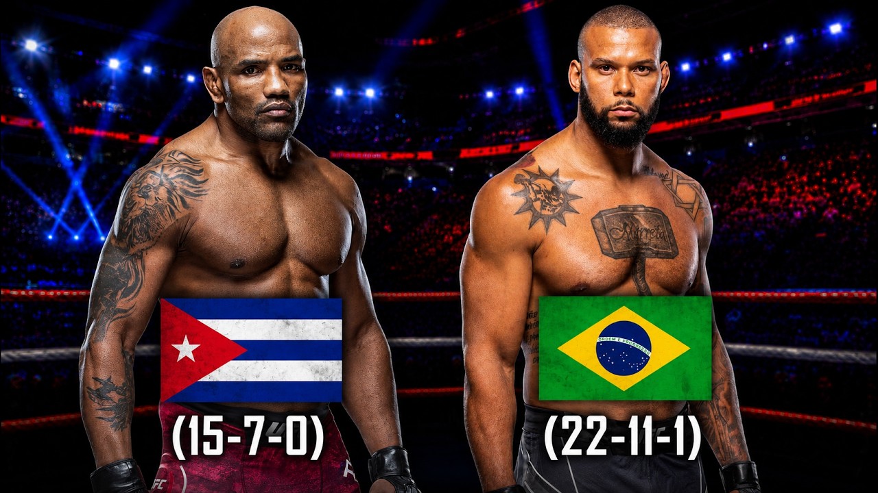 Yoel Romero vs Thiago Santos (MMA FULL FIGHT)