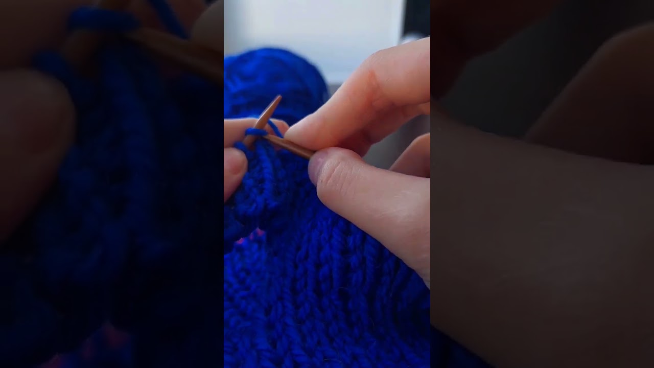 knitted balaclava/ kominiarka na drutach