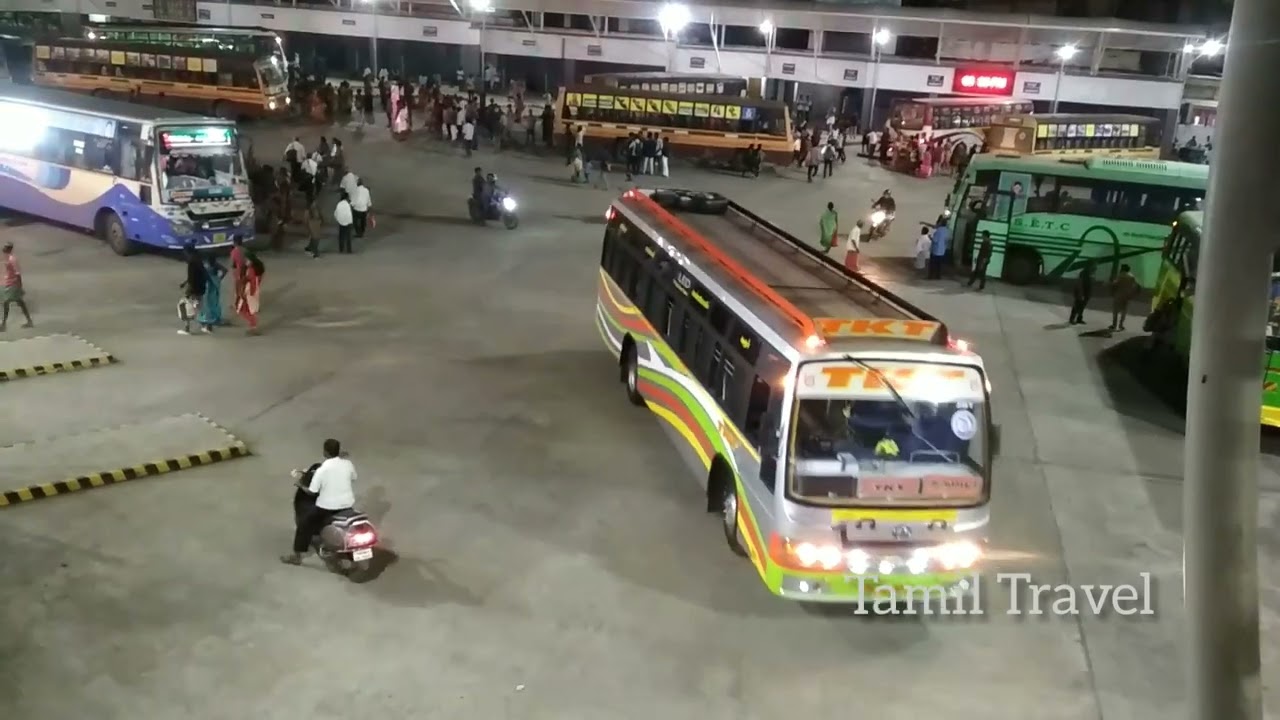 கலைஞர் பேருந்து நிலையம், திருப்பூர் | Night Time | Tamil Travel