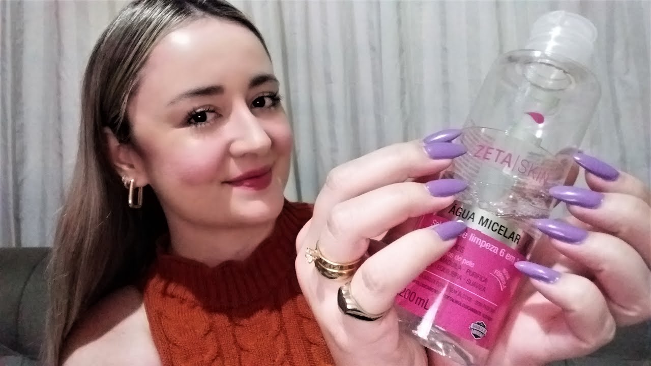 ASMR: FAZENDO MINHA LIMPEZA DE PELE
