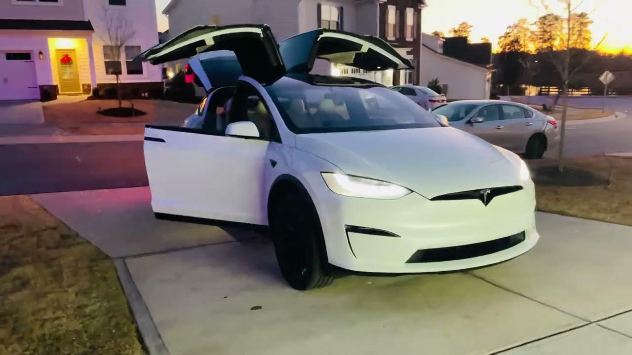 Light show - Tesla model X 2022 - múa cánh - updated 2022.40.30.10 #tesla #teslamodelx #lightshow