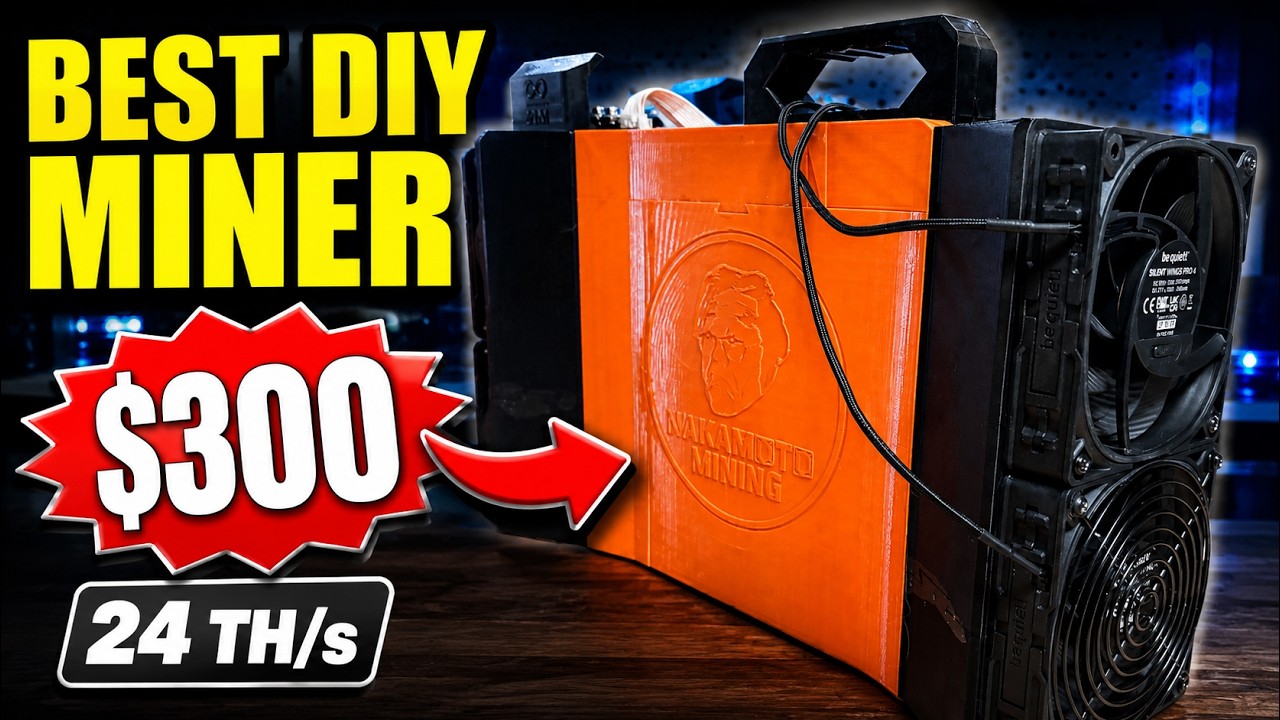 I Built My Best DIY Bitcoin Miner Yet for $300 | Nakamoto Miner Build Guide