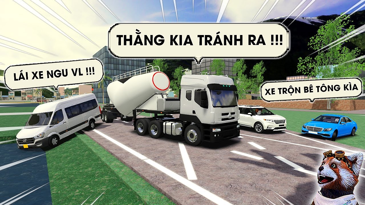 TÀI XẾ LÁI XE TRỘN BÊ TÔNG VIỆT NAM HÀI NHẤT ROBLOX