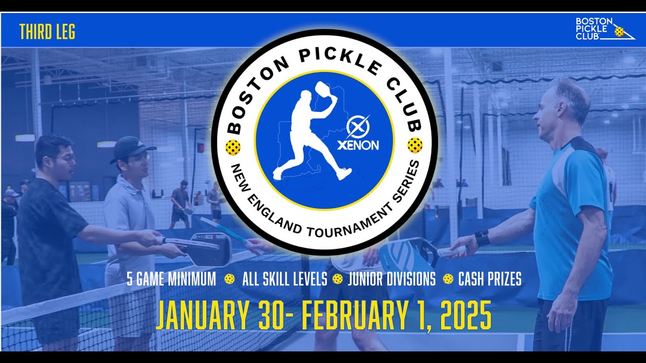 The NETS Leg 3 at Boston Pickle Club - Men's Split Age Open - Gold Medal Match