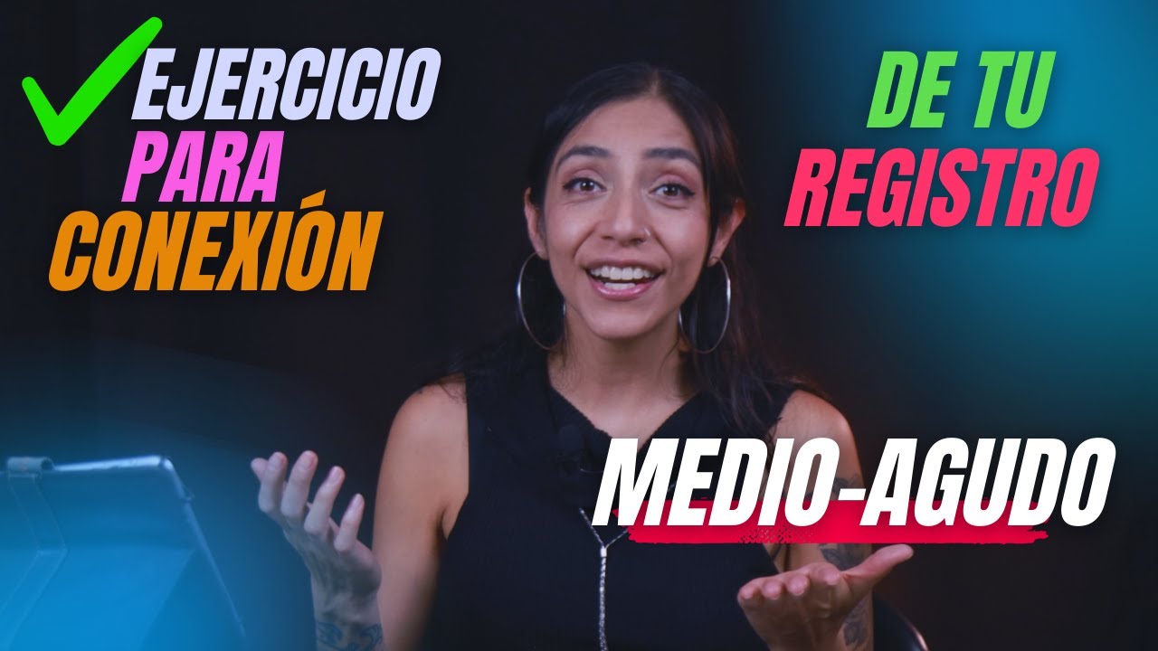 ✔Ejercicio Vocal♫👩‍🎤 para Conexión en registro Medio-Agudo🎤🤩
