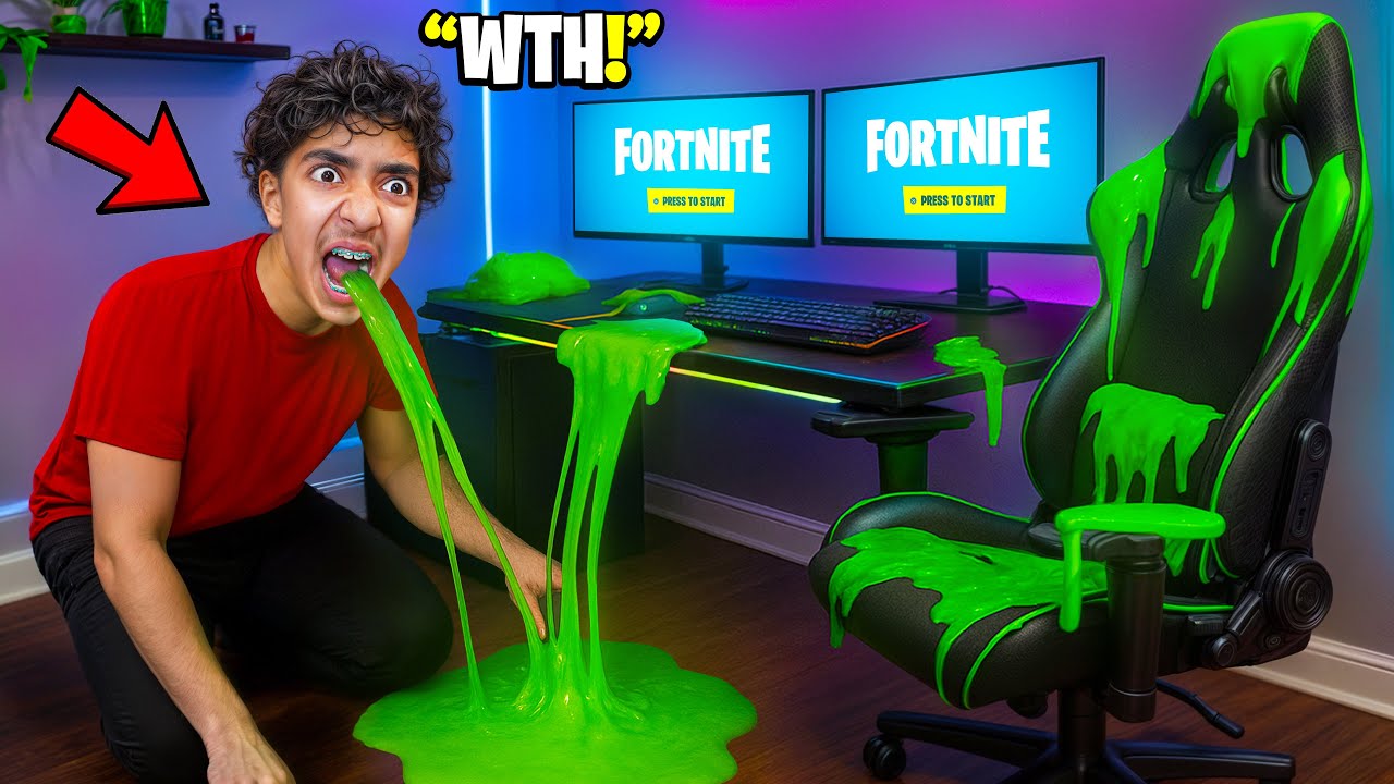 I CAN'T STOP THROWING UP WHILE PLAYING FORTNITE.. (I'M VERY SICK)