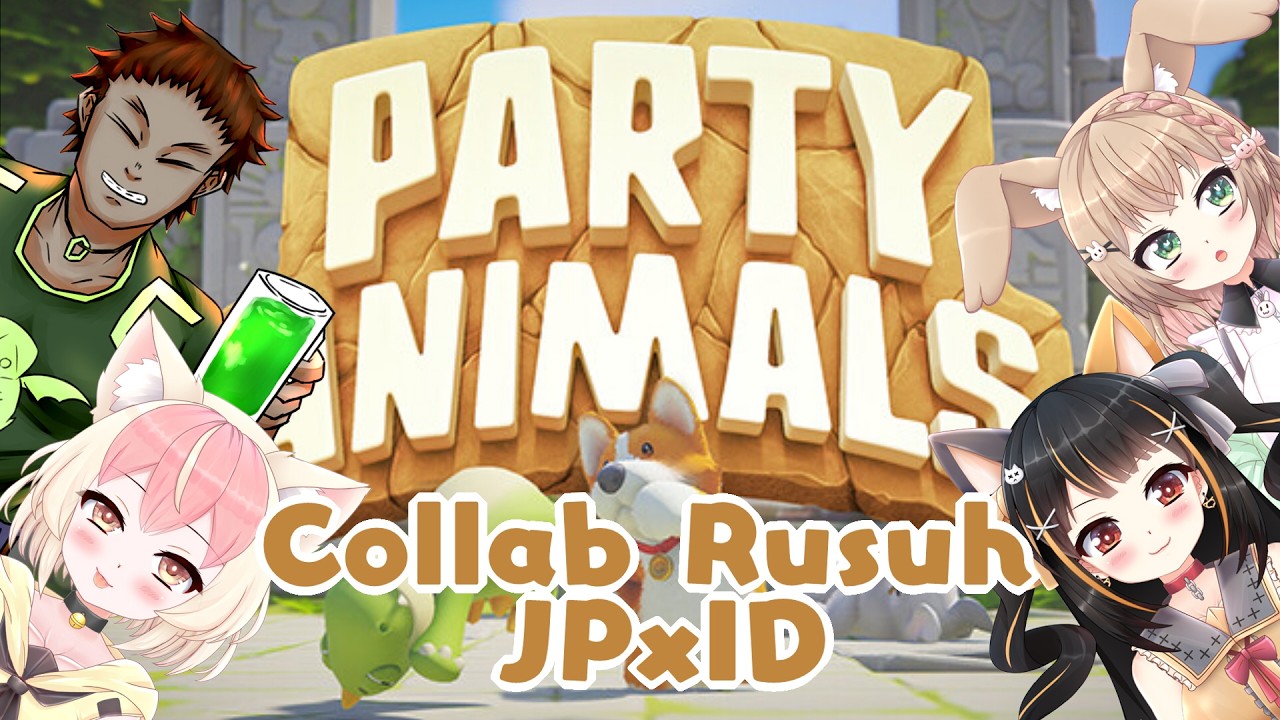 【PARTY ANIMALS】Nihongo Tabemasen #vtuber #partyanimals