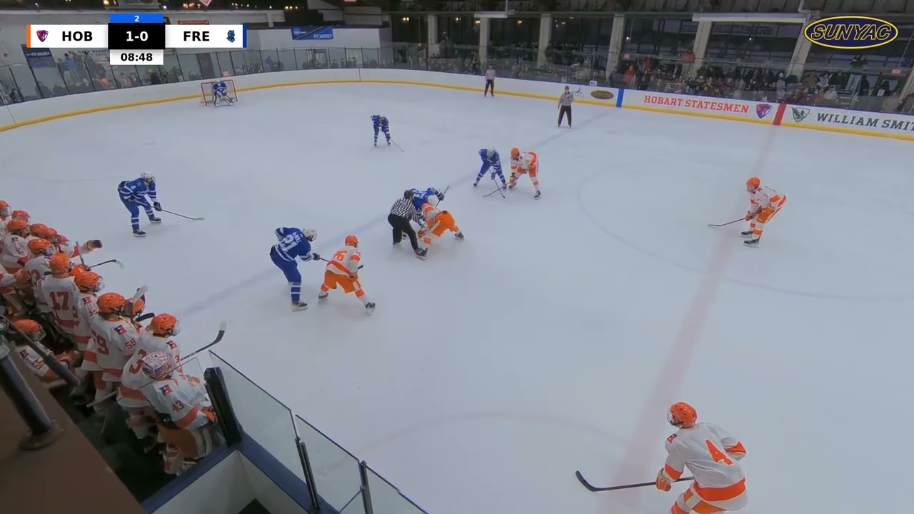 Hobart vs Fredonia playoff game 55/58 saves Charles-Anthony Barbeau NCAA D3 SUNYAC