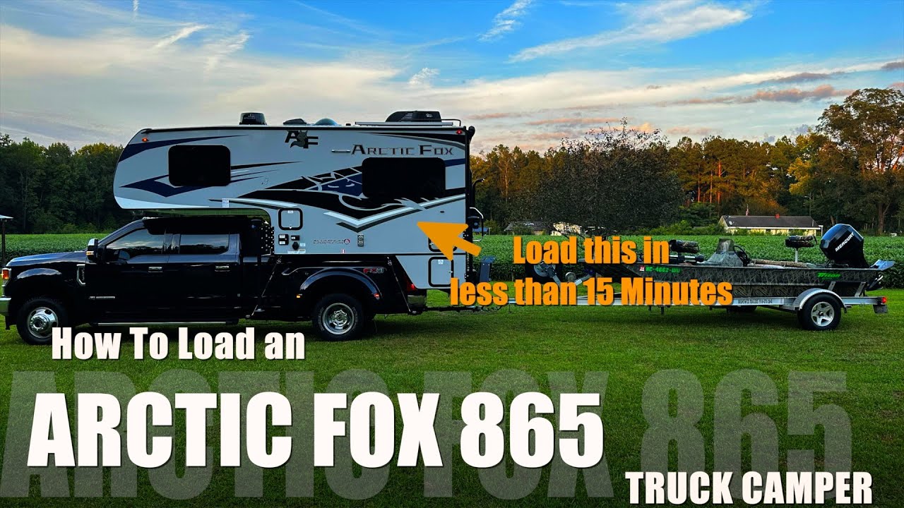 How to Load an Arctic Fox 865 Truck Camper