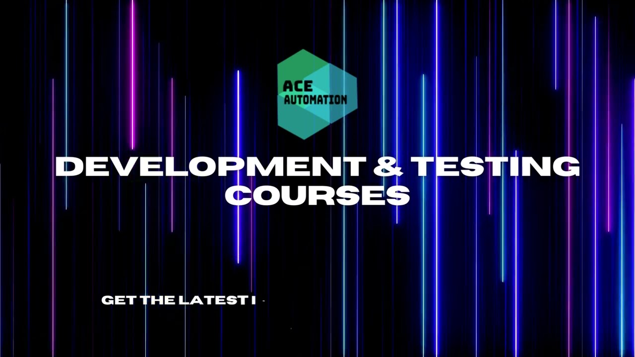 Ace Automation Academy - World class professional online courses at your finger tips