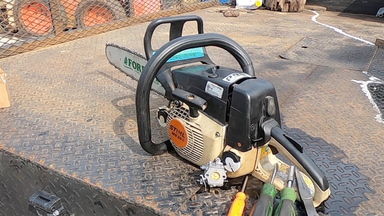 Stihl 026 MS260 PRO carb swap EASY 5 Minutes/4 Tools
