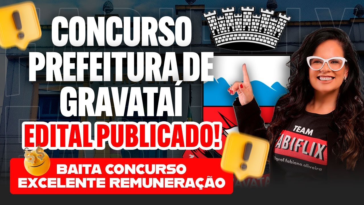 Concurso Gravataí 2025 - Análise Além do Edital - FABIFLIX