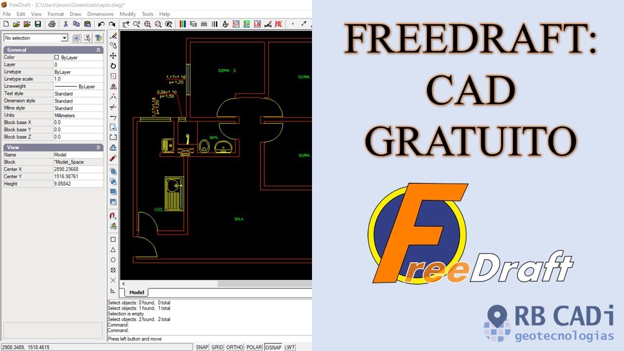FreeDraft - Alternativa Gratuita ao AutoCAD