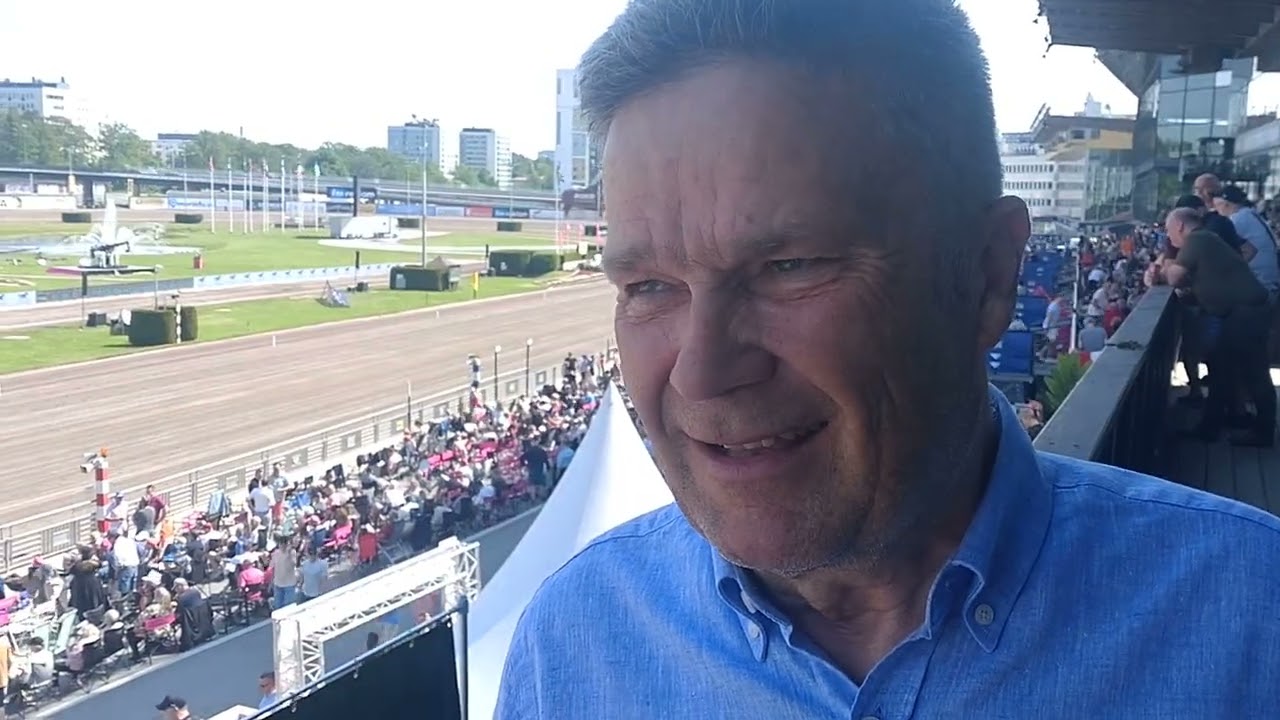Harri Koivusen haastattelu Elitloppet-lauantailta 2024.