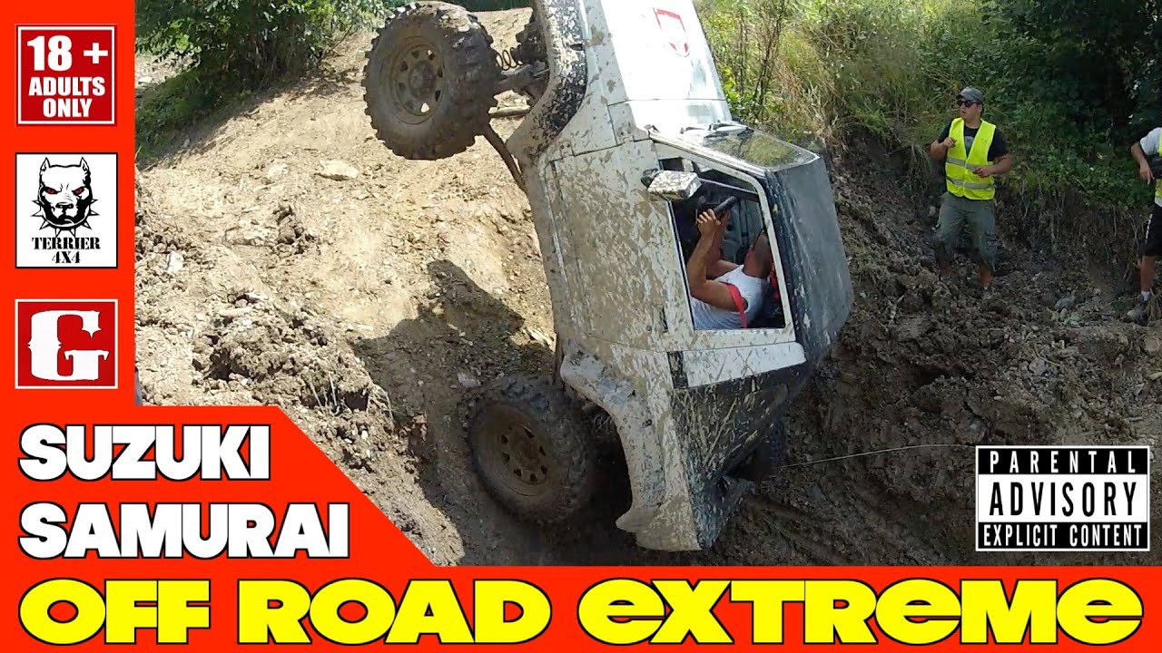 SUZUKI SAMURAI OFF ROAD EXTREME  (4x4 Trial Crash Rollover) - Acceleration Sound Exhaust