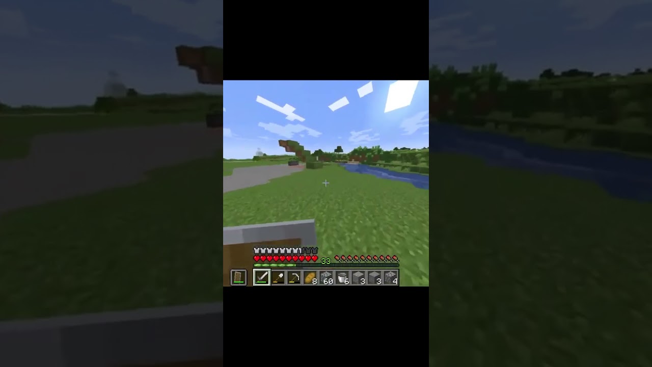 when I pretend to be a pro in minecraft...#shorts